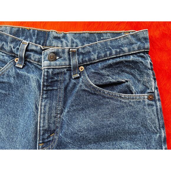 Vintage 80s Levi’s 550 Orange Tab Jeans | Mid-Blue Denim | W29 - Picture 4 of 10